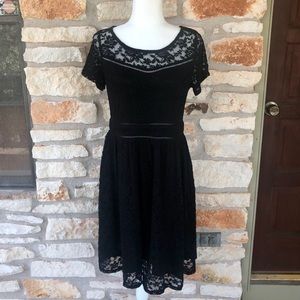 Torrid Lace Scoop Skater Dress Fit Flare Size 10